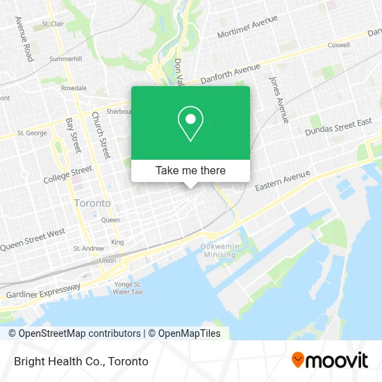 Bright Health Co. map