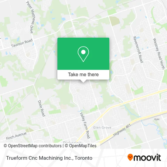 Trueform Cnc Machining Inc. map