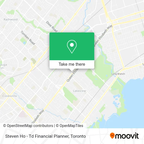 Steven Ho - Td Financial Planner map