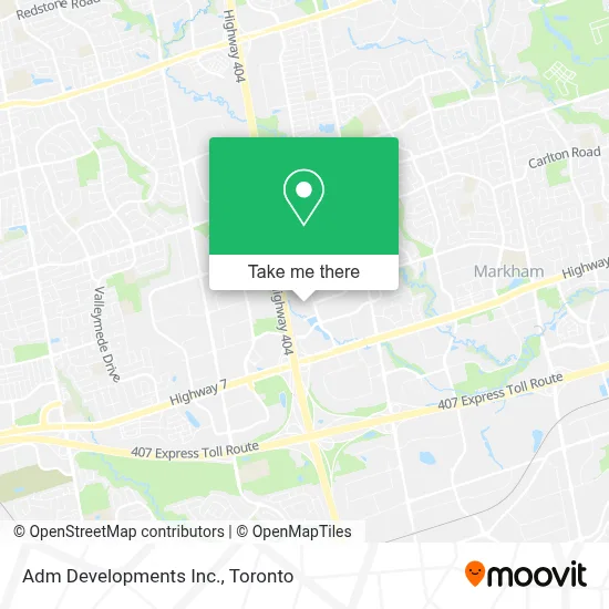 Adm Developments Inc. map