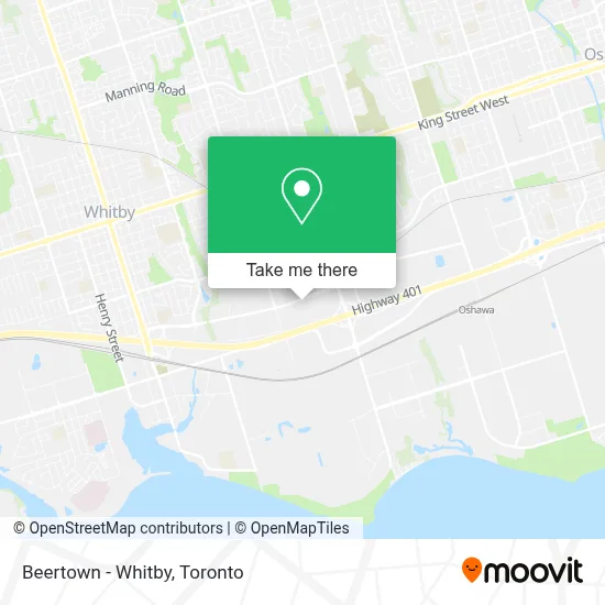 Beertown - Whitby map