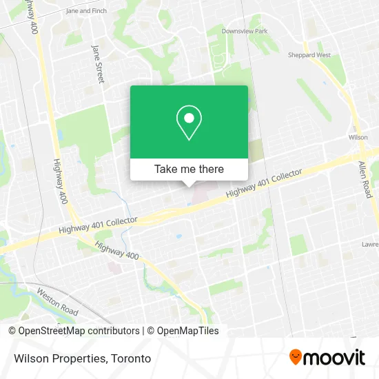 Wilson Properties map