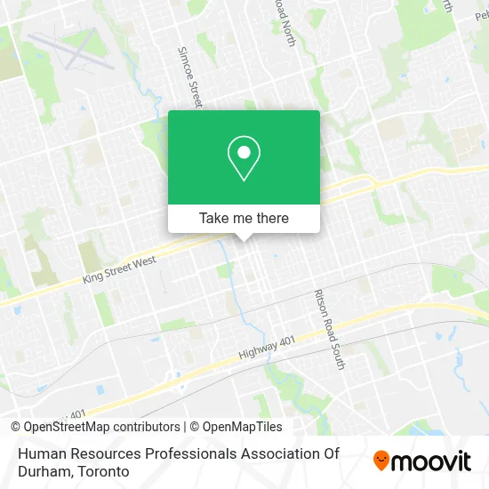 Human Resources Professionals Association Of Durham map