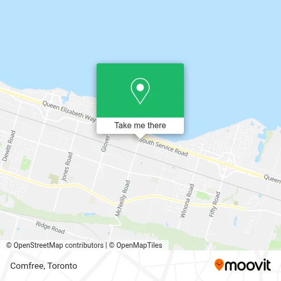 Comfree map