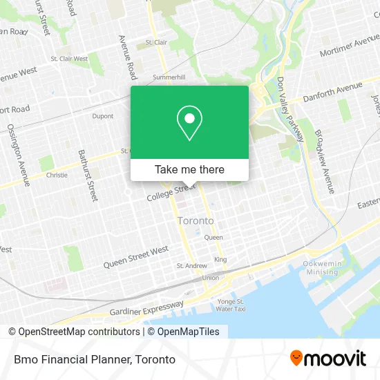 Bmo Financial Planner map