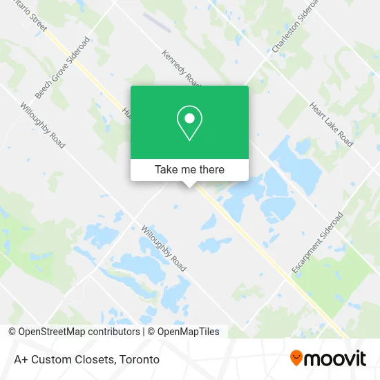 A+ Custom Closets map