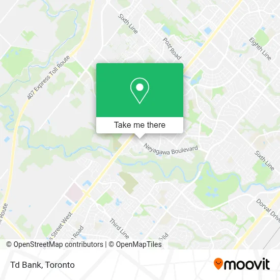 Td Bank map