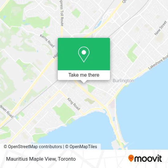 Mauritius Maple View map