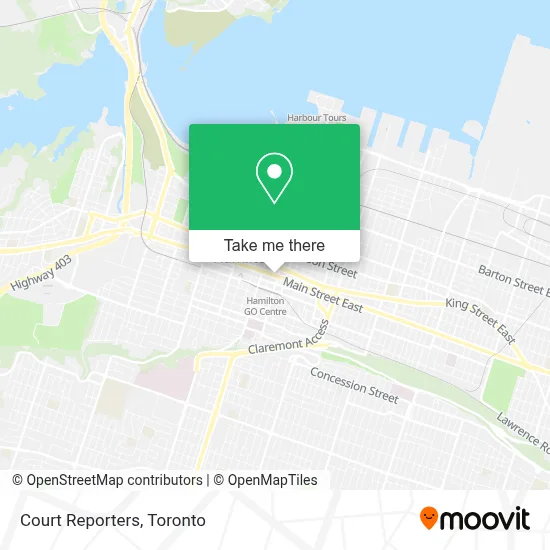 Court Reporters map