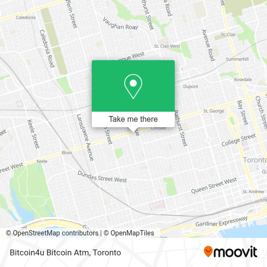 Bitcoin4u Bitcoin Atm map