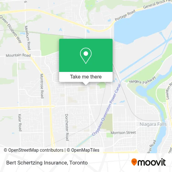 Bert Schertzing Insurance map