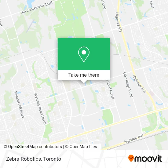 Zebra Robotics map
