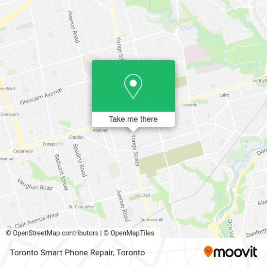 Toronto Smart Phone Repair map