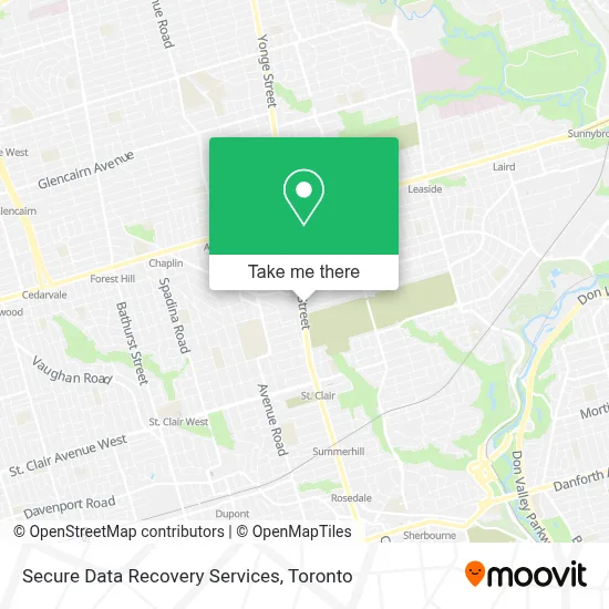 Secure Data Recovery Services map