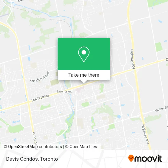 Davis Condos map