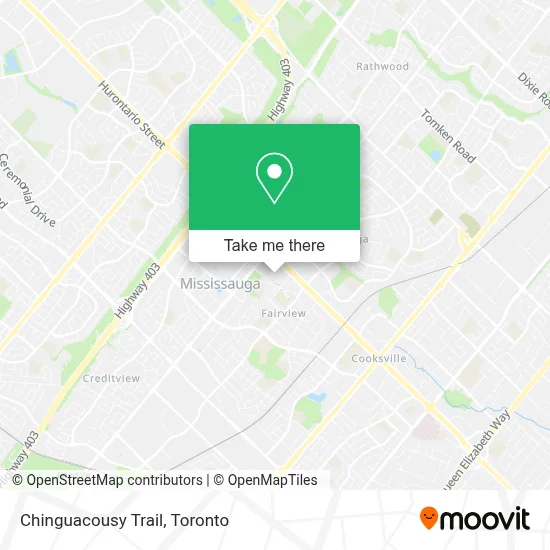 Chinguacousy Trail map