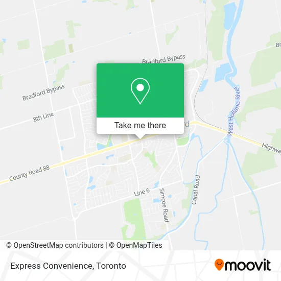 Express Convenience map