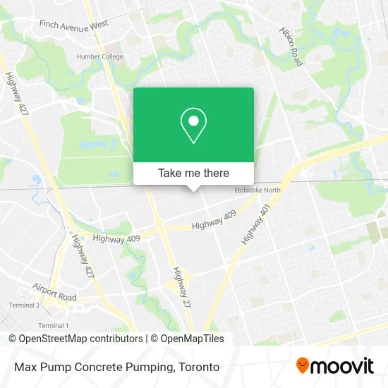 Max Pump Concrete Pumping map