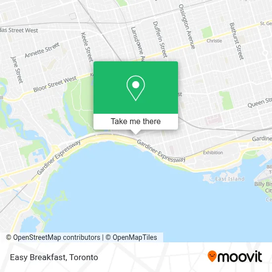 Easy Breakfast map