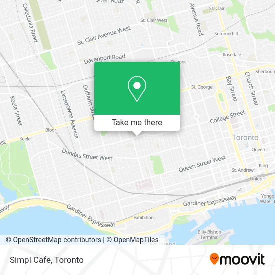Simpl Cafe map