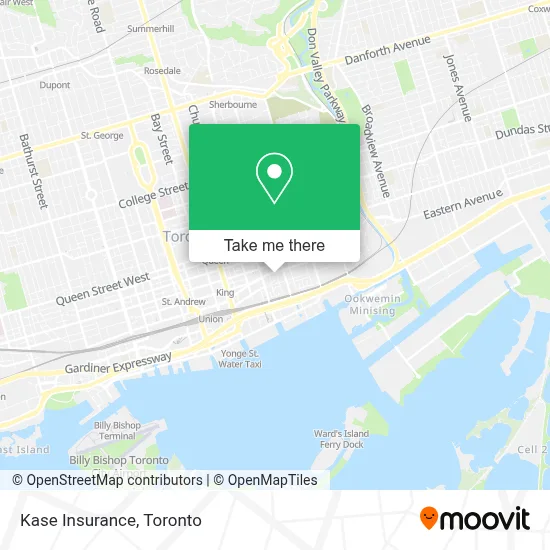 Kase Insurance map