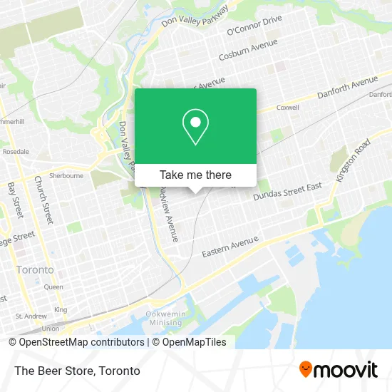 The Beer Store map