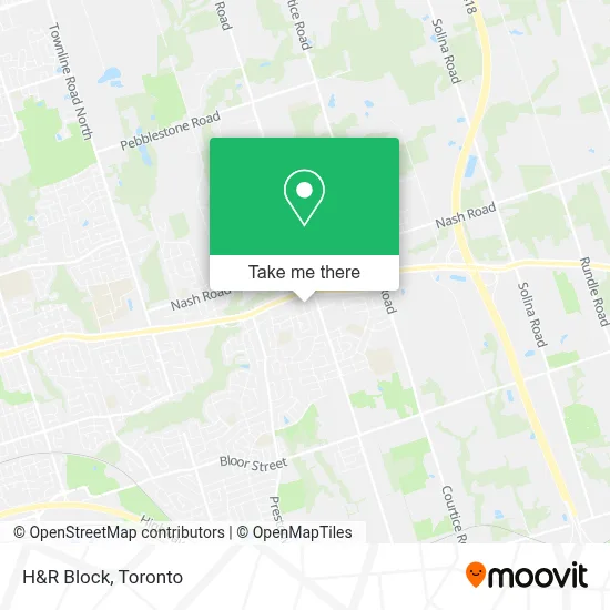 H&R Block map