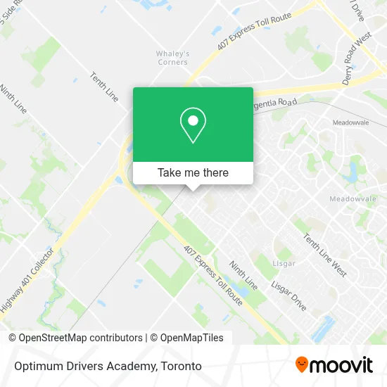 Optimum Drivers Academy map