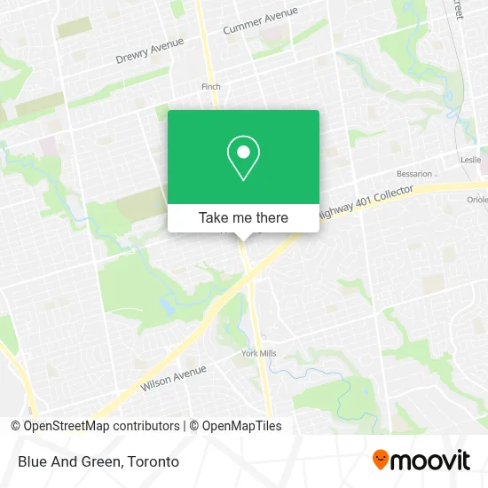 Blue And Green map