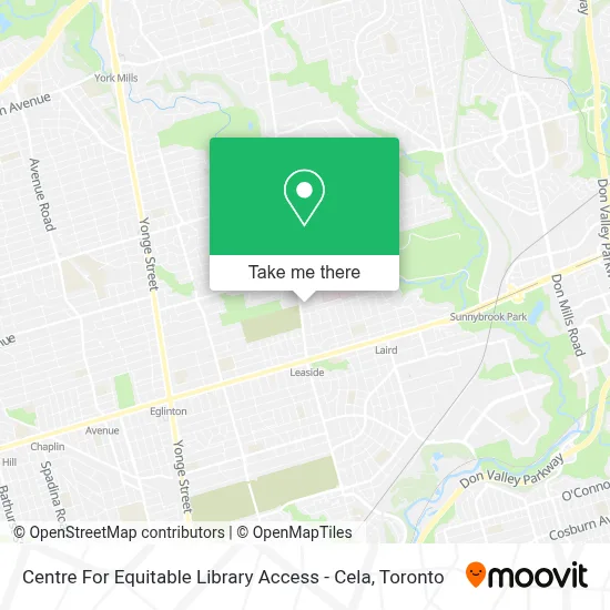 Centre For Equitable Library Access - Cela map