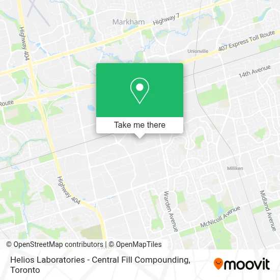 Helios Laboratories - Central Fill Compounding map