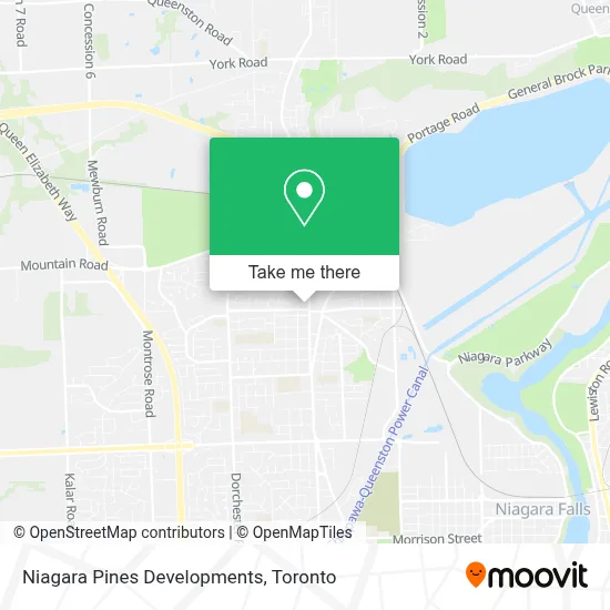 Niagara Pines Developments map