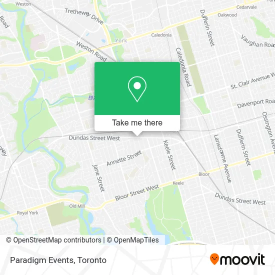 Paradigm Events map
