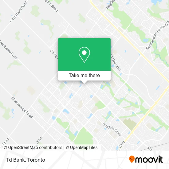 Td Bank map