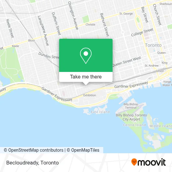 Becloudready map