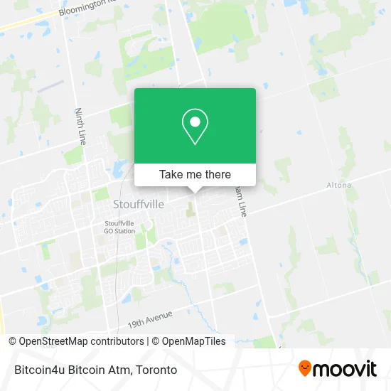 Bitcoin4u Bitcoin Atm map