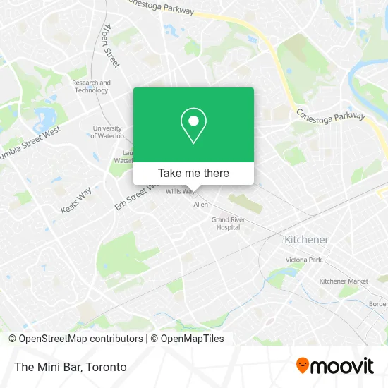 The Mini Bar map