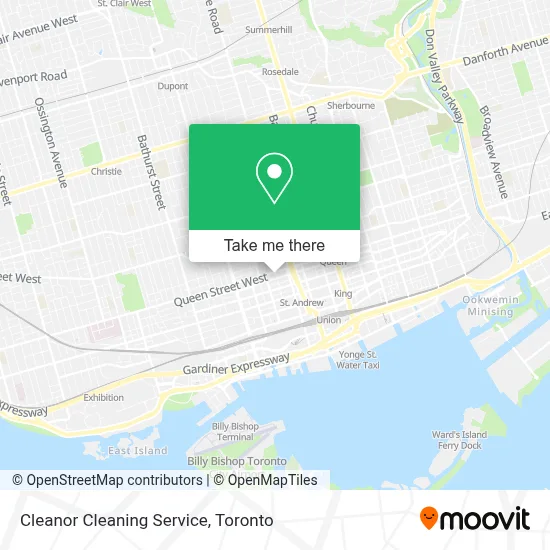 Cleanor Cleaning Service map