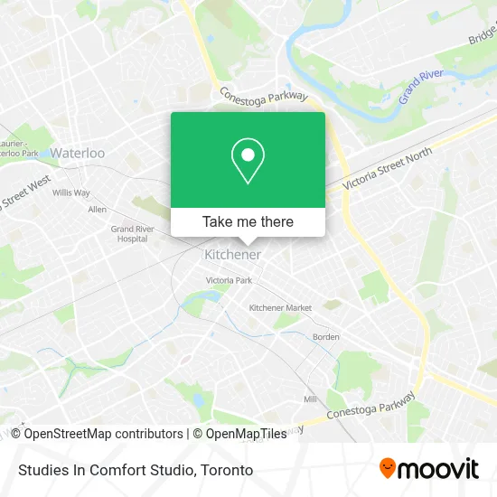 Studies In Comfort Studio map