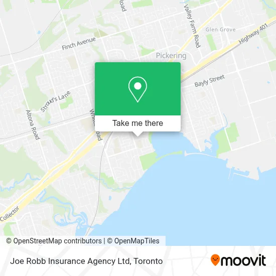 Joe Robb Insurance Agency Ltd map