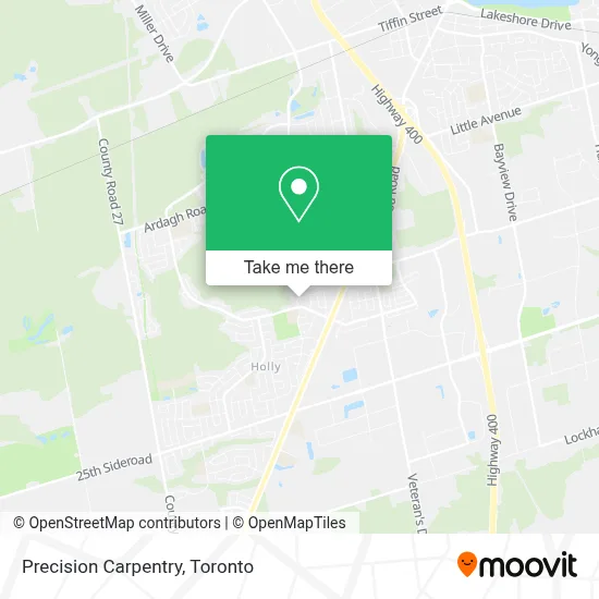 Precision Carpentry map