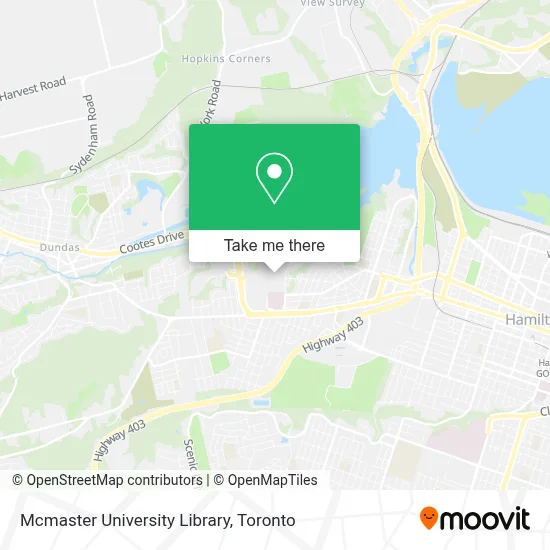 Mcmaster University Library map