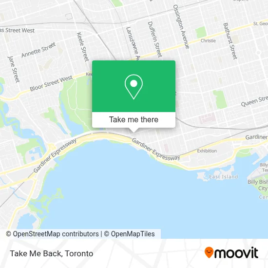 Take Me Back map