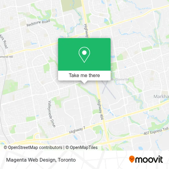 Magenta Web Design map