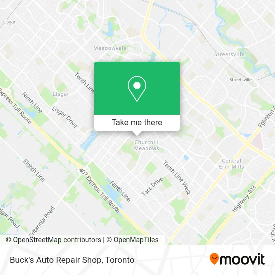 Buck's Auto Repair Shop map