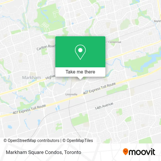 Markham Square Condos map