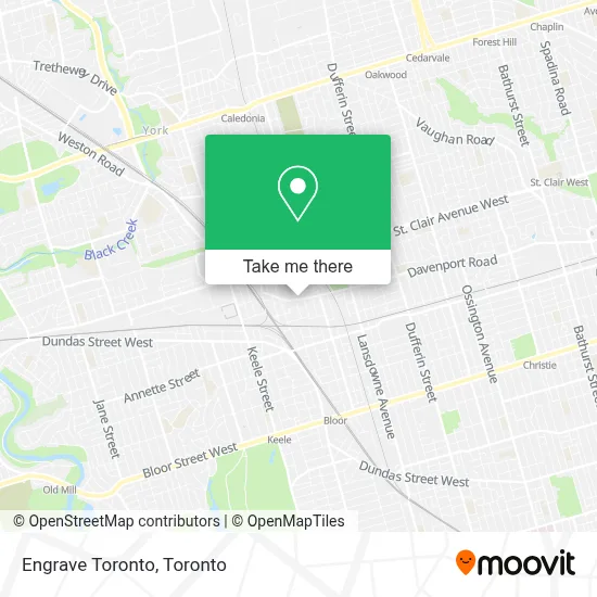 Engrave Toronto map