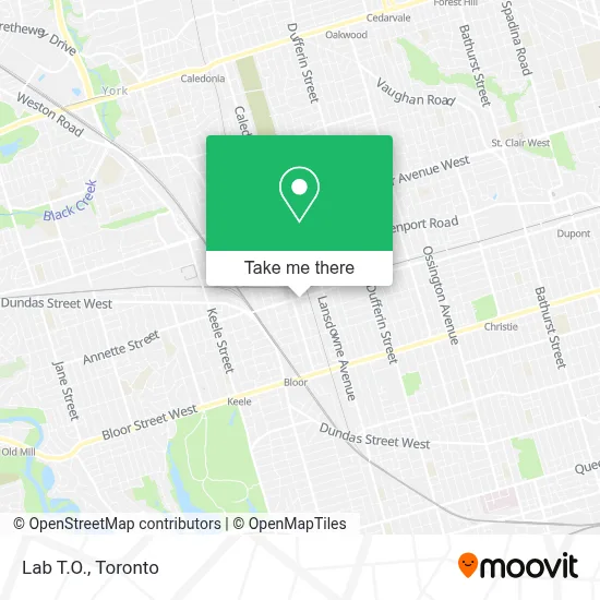 Lab T.O. map
