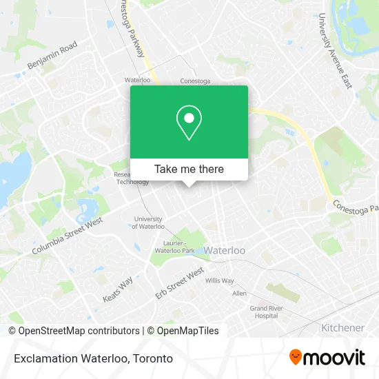 Exclamation Waterloo map
