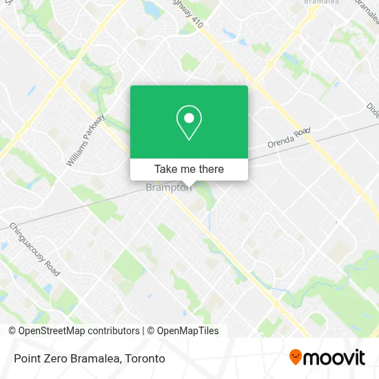 Point Zero Bramalea map